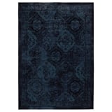 VONSBÄK Rug, low pile, dark blue, 170x230 cm
