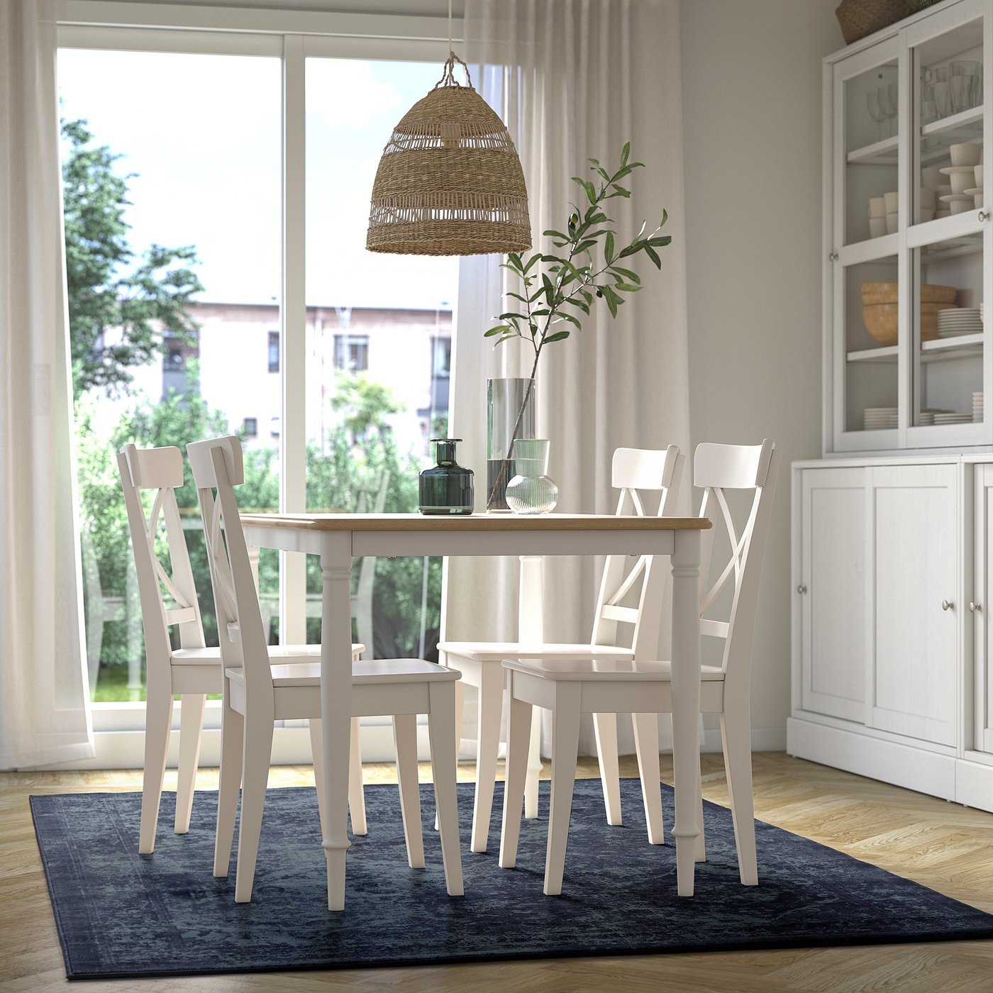 IKEA VONSBÄK ヴォンスベク 170x230cm VONSBÄK Rug, low pile VONSBÄK green - IKEAPEDIA