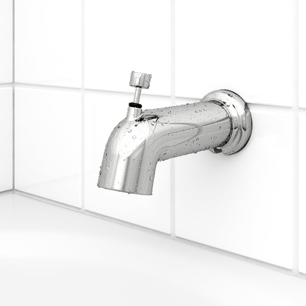 VOXNAN Bath/shwr set w thermostatic mixer, chrome-plated