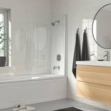 VOXNAN Bath/shwr set w thermostatic mixer, chrome-plated