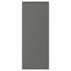 VOXTORP Door, dark grey, 31x76 cm