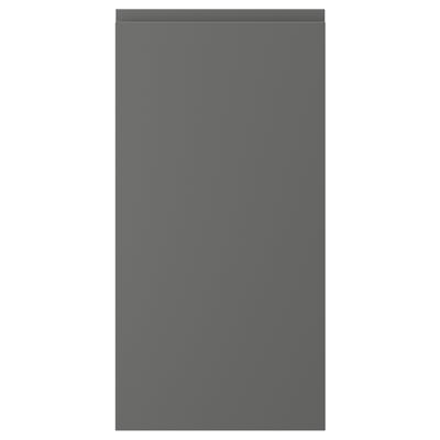 VOXTORP Door, dark grey, 38x76 cm