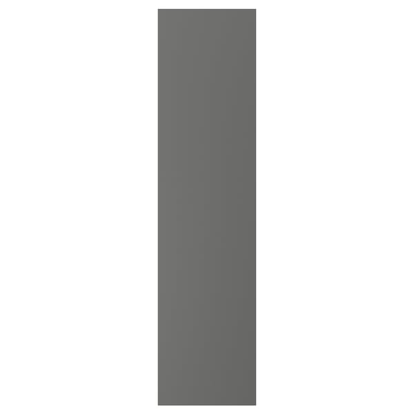 Dark grey VOXTORP panel, sleek and rectangular, with smooth surface and minimalist design.