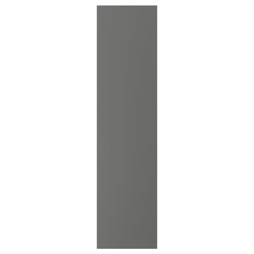 Dark grey VOXTORP panel, sleek and rectangular, with smooth surface and minimalist design.