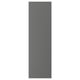 VOXTORP Door, dark grey, 46x152 cm