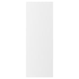 VOXTORP white modern kitchen cabinet with smooth matte finish and integrated handles.