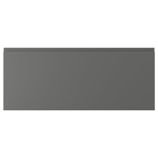 VOXTORP Drawer front, dark grey, 91x38 cm