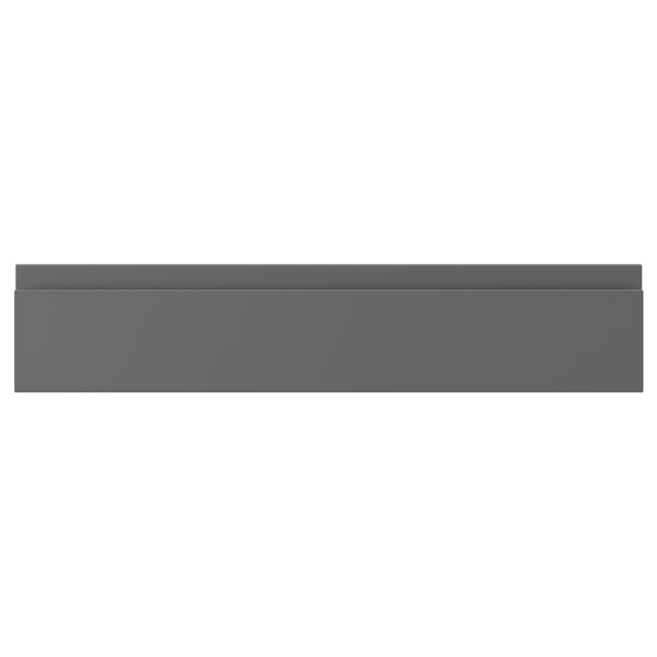 VOXTORP Drawer front, dark grey, 61x13 cm