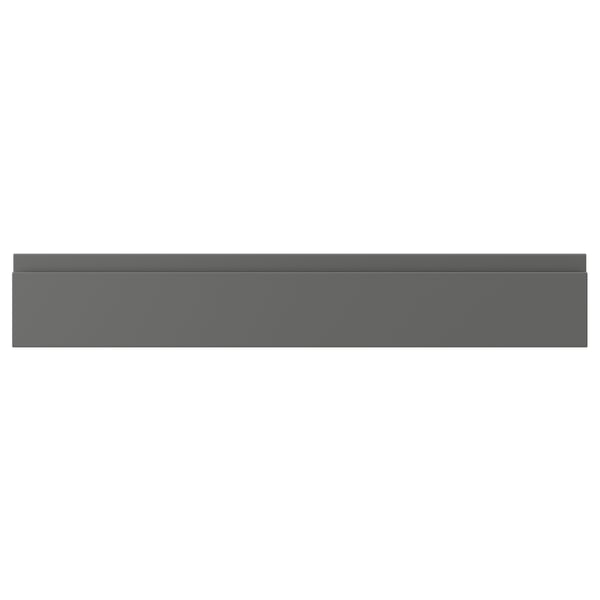 VOXTORP Drawer front, dark grey, 76x13 cm