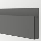 VOXTORP Drawer front, dark grey, 46x13 cm