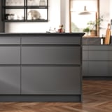 VOXTORP Drawer front, dark grey, 46x38 cm