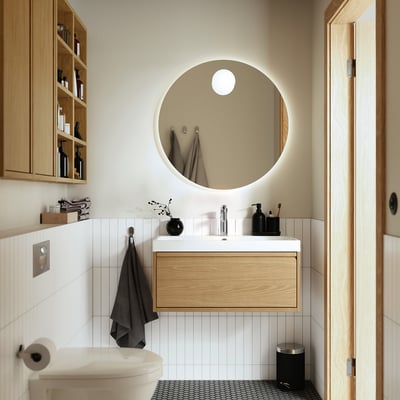 ÄNGSJÖN / BACKSJÖN Mueble de lavabo con cajón/lavabo