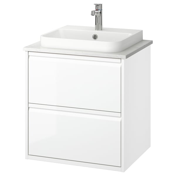 ÄNGSJÖN / BACKSJÖN Mueble de lavabo con cajones/lavabo