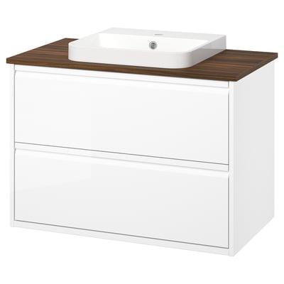 ÄNGSJÖN / BACKSJÖN Mueble de lavabo con cajones/lavabo