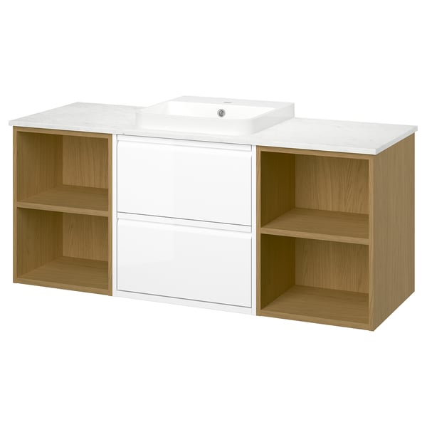 ÄNGSJÖN / BACKSJÖN Mueble de lavabo/lavabo