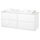 ÄNGSJÖN / BACKSJÖN Mueble de lavabo/lavabo