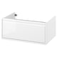 ÄNGSJÖN Mueble de lavabo con cajón, alto brillo blanco, 76x53x33 cm