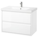 ÄNGSJÖN / ORRSJÖN Mueble de lavabo con cajones/lavabo