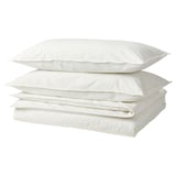 ÄNGSLILJA Funda nórdica +funda(s) de almohada, blanco, Matrimonial/queen