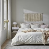 ÄNGSLILJA Funda nórdica +funda(s) de almohada, blanco, Matrimonial/queen