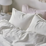 ÄNGSLILJA Funda nórdica +funda(s) de almohada, blanco, Matrimonial/queen