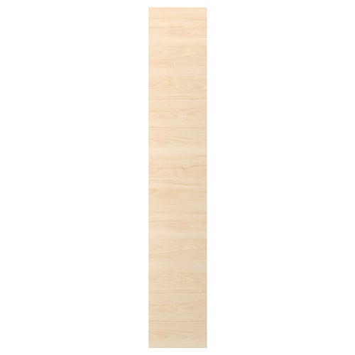 ASKERSUND Panel lateral, efecto fresno claro, 39x229 cm