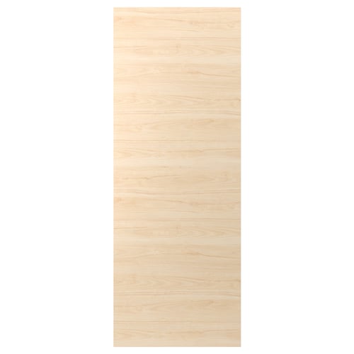 ASKERSUND Panel lateral, efecto fresno claro, 91x244 cm
