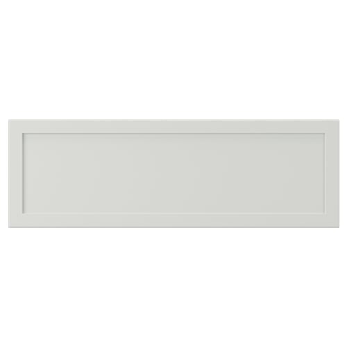 ASPUDDEN Frente de cajón, gris claro, 38x13 cm