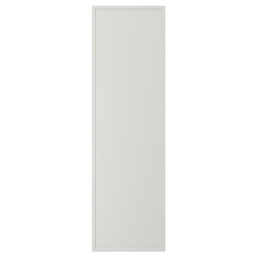 ASPUDDEN Puerta, gris claro, 38x127 cm