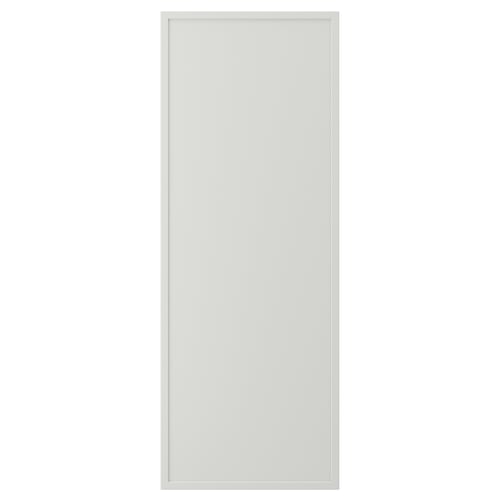 ASPUDDEN Puerta, gris claro, 38x102 cm