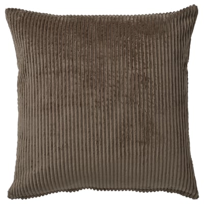 ÅSVEIG Funda de cojín, café grisáceo, 50x50 cm