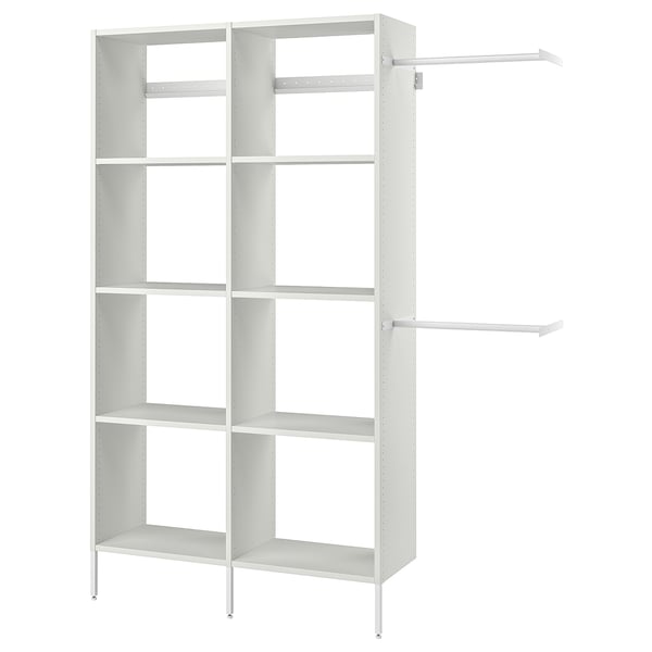 AURDAL Combinación de clóset, blanco, 179.5-212.5x40x221 cm