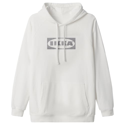 AURTIENDE Sudadera +capucha, blanco, G/EG