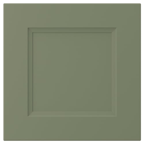 AXSTAD Frente de cajón, verde grisáceo, 38x38 cm