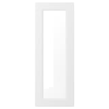 AXSTAD Puerta de vidrio, blanco mate, 38x102 cm