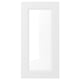 AXSTAD Puerta de vidrio, blanco mate, 38x76 cm