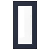 AXSTAD Puerta de vidrio, mate azul, 38x76 cm