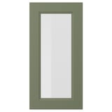 AXSTAD Puerta de vidrio, verde grisáceo, 38x76 cm