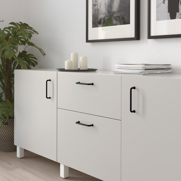 BAGGANÄS Jaladera, negro, 143 mm