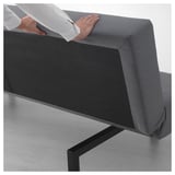 BALKARP Sofá cama, 2 asientos, Vissle gris