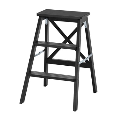 BEKVÄM Taburete, negro, 63 cm