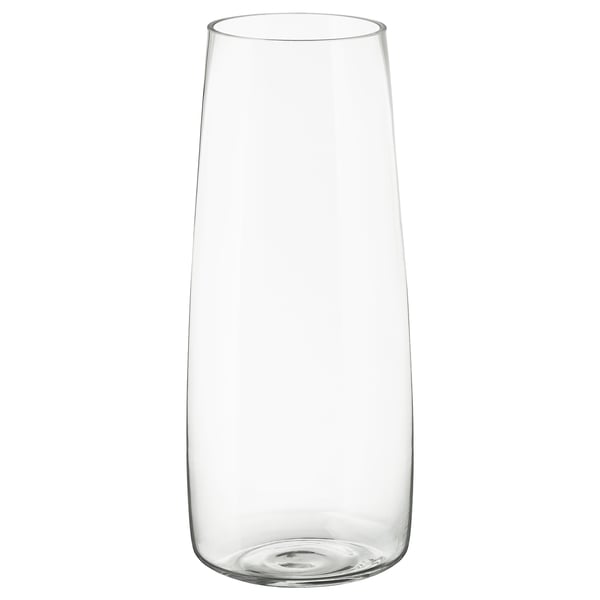 BERÄKNA Florero, vidrio incoloro, 45 cm