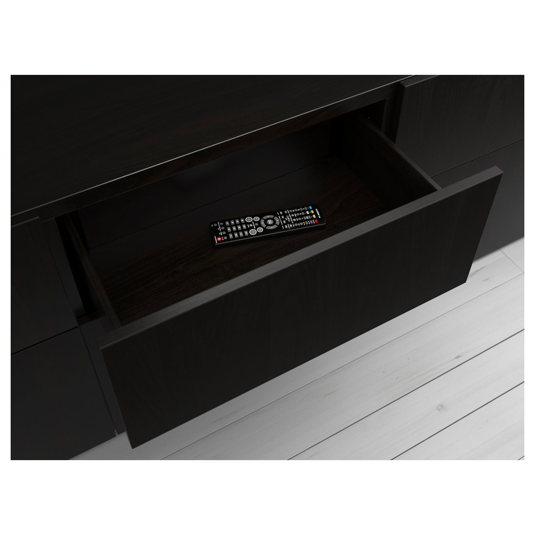 BESTÅ Estructura de cajón - negro-café - IKEA