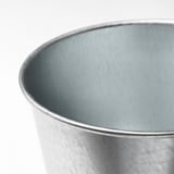 BINTJE Maceta, galvanizado, 10.5 cm