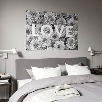 BJÖRKSTA Lienzo, amor a las flores, 118x78 cm