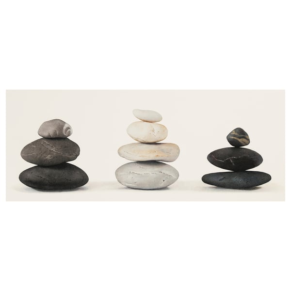 BJÖRKSTA Lienzo, piedras, 140x56 cm