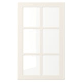 BODBYN Puerta de vidrio, hueso, 46x76 cm