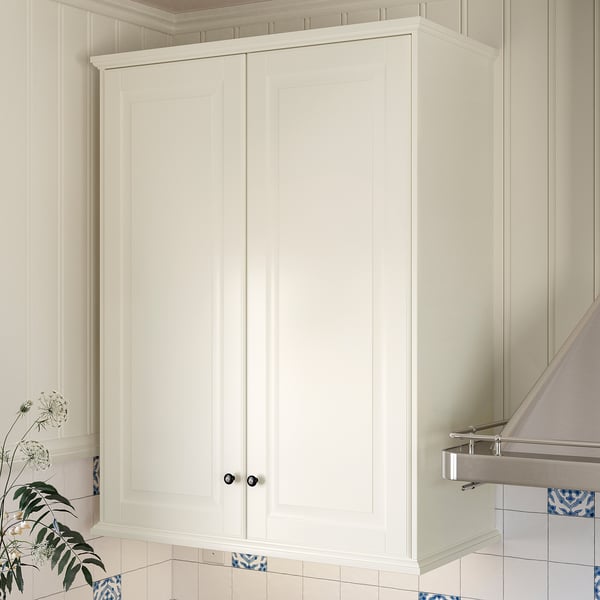 BODBYN Puerta, hueso, 38x76 cm