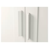 BRIMNES Clóset c/3 puertas, blanco, 117x190 cm