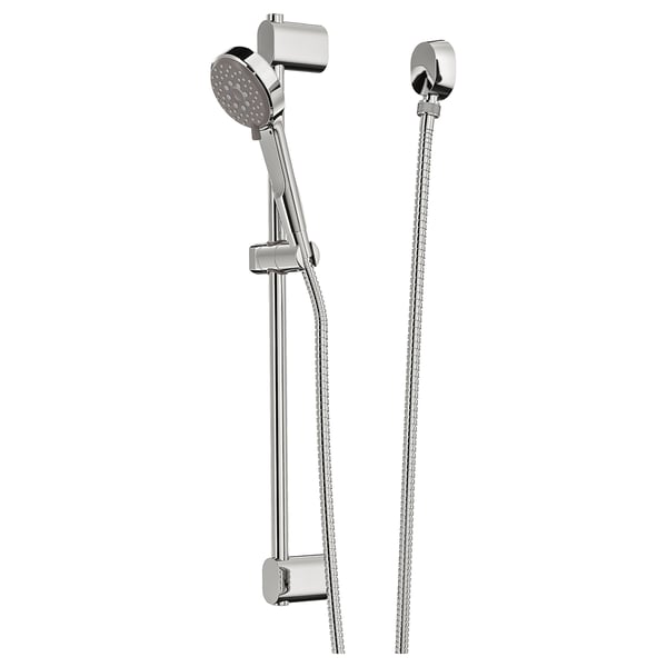 BROGRUND Riel ajustable de pared y regadera, cromado